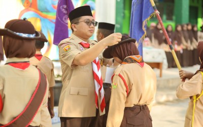 450 Andika Pramuka dari berbagai Sekolah berkumpul di Qotrun Nada